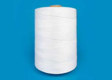 Cina High Strength 100% Tas Benang Jahit Kuning Penutup Polyester Thread Putih 20s / 6 20s / 9 pemasok
