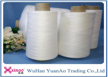 Cina 402 High Tenacity Raw White Polyester Kitting Spun Benang dengan Polyester 100% Polyester Yizheng pemasok