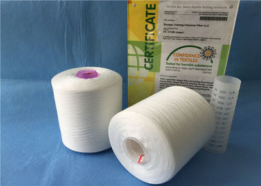 Cincin Cincin Murni Putih Spun Polyester Jahit Thread Benang Dengan Plastik Tabung Non Knot