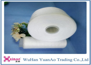 Cina Benang Spasi Polyester Inti Baku Putih, Recycled 100% Spun Polyester Sewing Thread pemasok