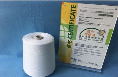 Cina Raw White 12/3 100 PCT Polyester Spun Benang untuk Jahit Thread 1.33D × 38mm pemasok