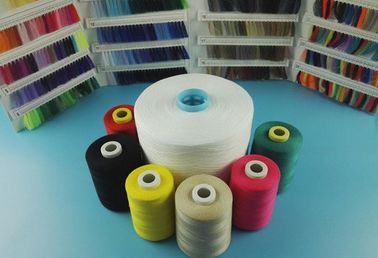 Cina High Twist Z Twist Spun Polyester Thread 50/2 40/2 30/2 Dicelup Dengan Sedikit Simpul pemasok
