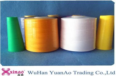 Cina Raw White 100 Polyester Thread, 20S / 4 Thread Jahit Tebal Untuk Tenun / Knitting pemasok