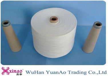 Cina 100% Virgin Core Spun Polyester Benang dan Benang Polyester Putih Putih pemasok