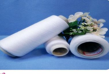 Cina Tinggi Strengh kertas inti 100% Polyester Spun Benang Baku Putih 20S - 60S Hitungan pemasok
