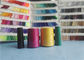 Multicolor 60/2 60/3 Ring Spun Polyester Jahit Thread Benang Putih Mentah pemasok