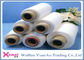 Cincin Spun Benang 100% Polyester Benang Putih 50/2 Raw White Coat Sewing Thread pemasok