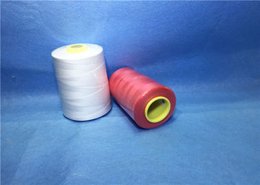 Raw White Coats Polyester Thread Untuk Tenun Dengan 100% Virgin Polyester Staple Fiber