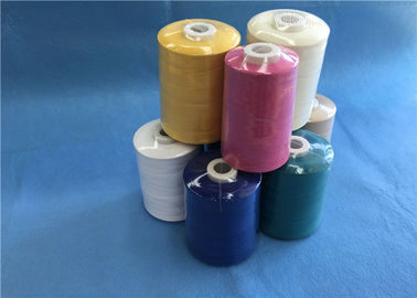 Colorful 100 Spun Polyester Thread Thread Jahit Untuk Sepatu / Kain Kekuatan Tinggi