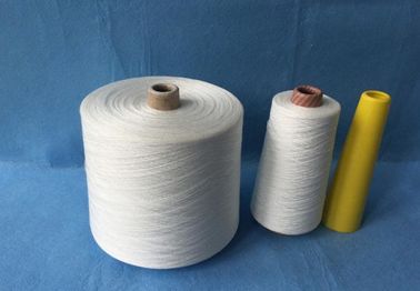Raw White Knitting / Weaving 40/2 Spun Polyester Sewing Thread 1.33D × 38mm