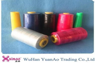Cina Jari Kuning Kuning Kuning Merah Spun Polyester Thread, Multi Colored Threads For Sewing pemasok